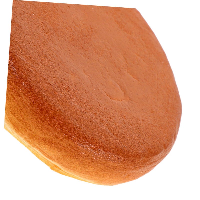 5pcs Realistic Hamburger Bread Slice Model Simulated Food Display Props For Kitchen Decor Photography Cake Ornament - Image 4