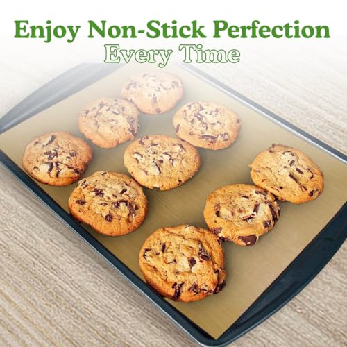 Regency Wraps Reusable Cookie Sheets, Baking Oven Liner, Teflon-like Coated Sheet for Non-Stick Cooking and Baking, Baking Supplies, Natural, 17" x 13" (Pack of 1) - Image 5