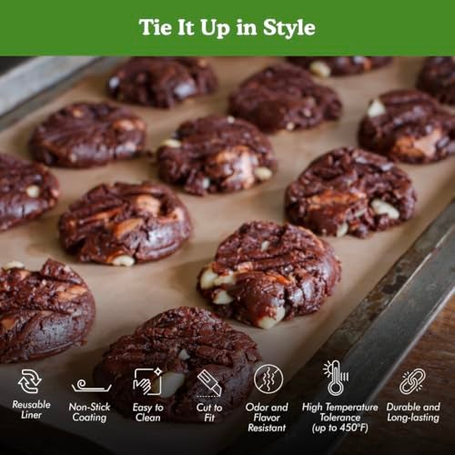 Regency Wraps Reusable Cookie Sheets, Baking Oven Liner, Teflon-like Coated Sheet for Non-Stick Cooking and Baking, Baking Supplies, Natural, 17" x 13" (Pack of 1) - Image 3