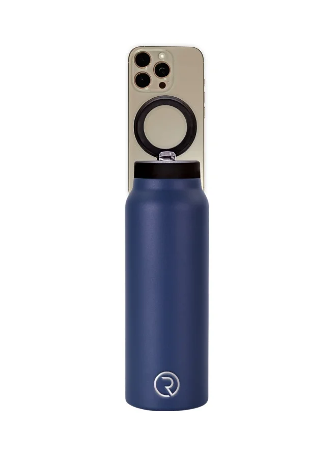 Sports Origin 32Oz (1000ml) Stainless Steel Hydration Bottle | BPA-Free, Magsafe bottle Compatible with Free Magnetic Booster Ring, Keeps Drinks Hot 12Hrs & Cold 24Hrs – Navy Blue