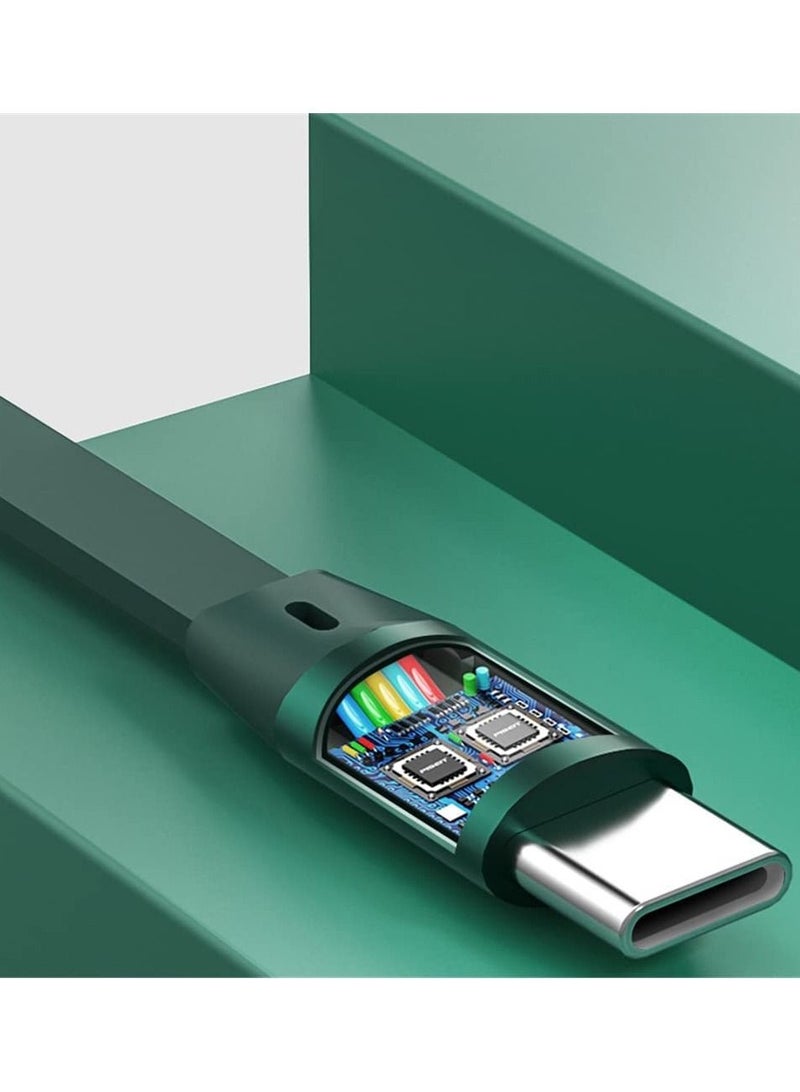 SYOSI USB charging cable retractable 3-in-1 multi USB data cable 4ft/1.2m 2 pieces - Image 4