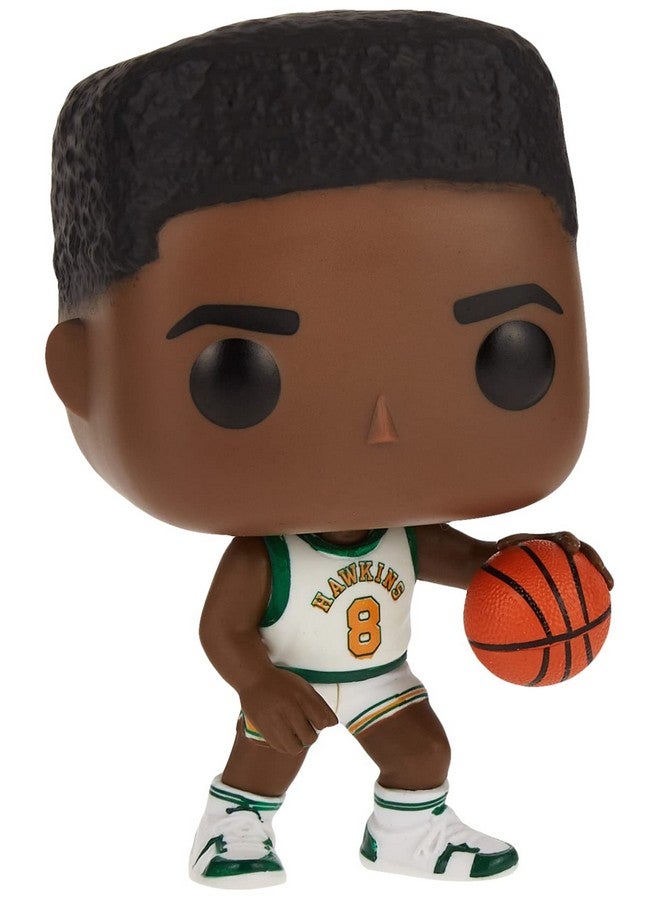 Funko Pop Tv: Stranger Things Season 4 Lucas In Basketball Uniform Walmart Exclusive Bundled With A Byron'S Attic Pop Protector - Image 2