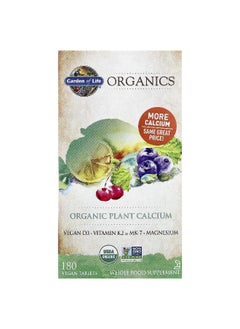 Garden of Life Garden of Life, Organic Plant Calcium, 180 Vegan Tablets  - Image 1