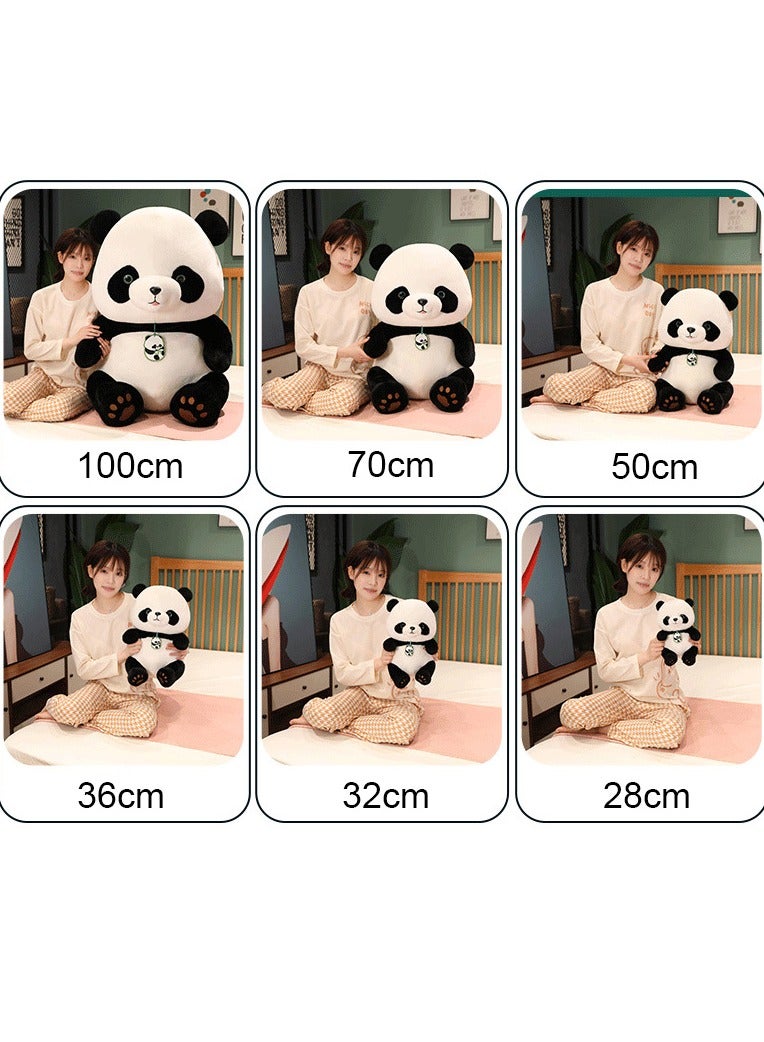 دمية الباندا اللطيفة، لعبة الفطائر النائمة، هدية الأطفال، ارتفاع 32 سم - Image 3