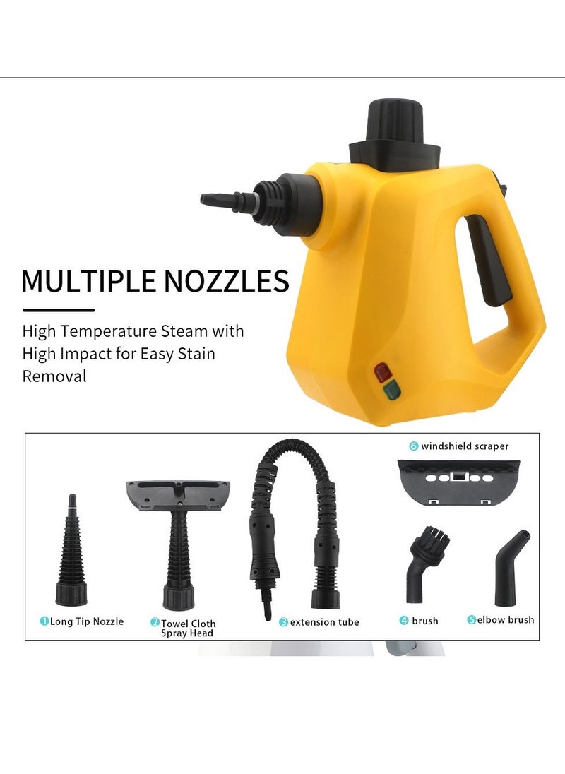 Steam Cleaner, 1000W, 3 Bar Steam Pressure, 250ml Capacity, with 9pcs Accessory, High Temperature Kills 99.99% of Viruses & Bacteria for Kitchen Sofa Bathroom Car Window - pzsku/ZAAF121843ED028D5A41BZ/45/_/1730796511/c3c6f60d-55b6-4b7f-bfc6-f55bb5810d05