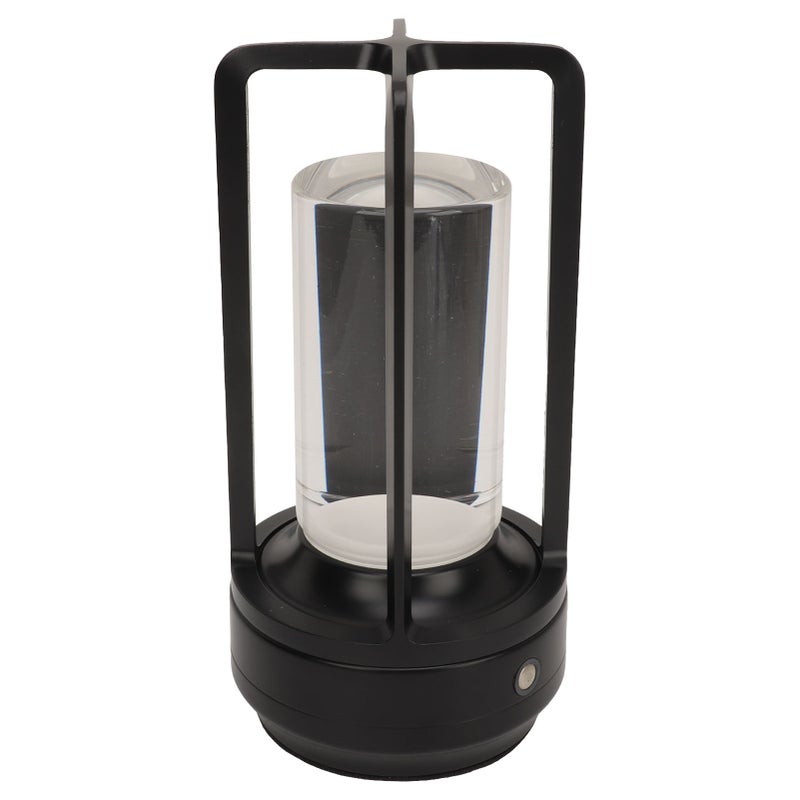 Cordless Table Lamp: Black 2000mAh USB Rechargeable - No Glare Crystal Shade Touch Control Desk Lamp for Indoor Bedside Study Outdoor Camping - Image 5