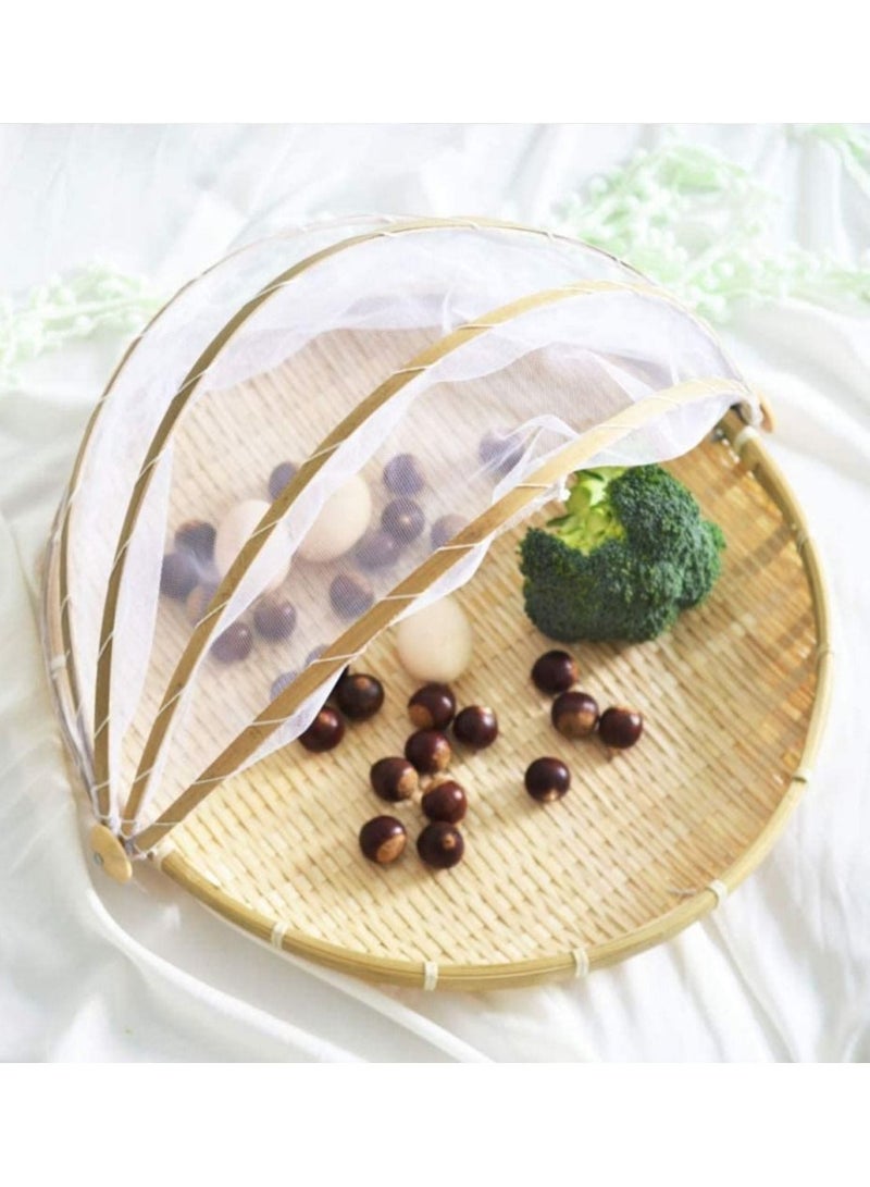 DubaiGallery 1pc Bamboo Food Shop Basket Steamed Bun Box Insect Proof Bamboo Farm Products  - Image 5