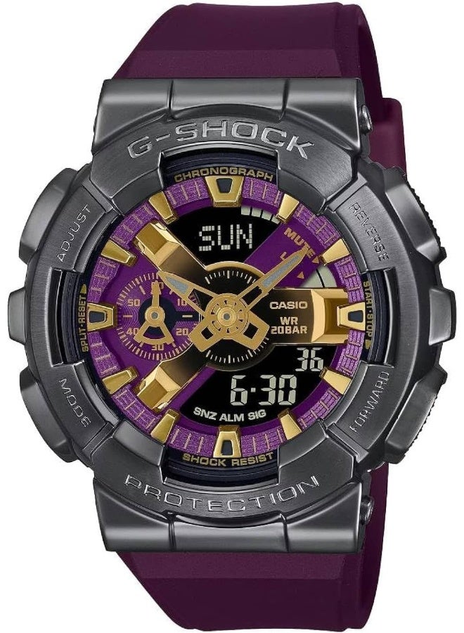 Casio G-Shock Watch - GM-110CL-6ADR Purple Dial, Purple Band - Image 1