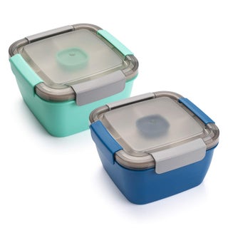 Freshmage Salad Lunch Container To Go 2 Packs 52oz Salad Bowls with 3 Compartments Salad Dressings Container for Salad Toppings Snacks Men Women BlueGreen - pzsku/ZAAF15753EF698187E572Z/45/1749490755/6d7993db-b6bc-40d6-9c0c-7751a561b804