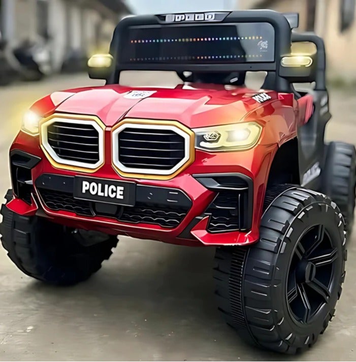 Storio Strike 12V Battery Powered Ride-On Jeep for Kids with Remote Control | Electric Car for Kids with LED Lights and Bluetooth Music | Dual Seat Ride-On Vehicle for Ages 1–8 Years - Image 1