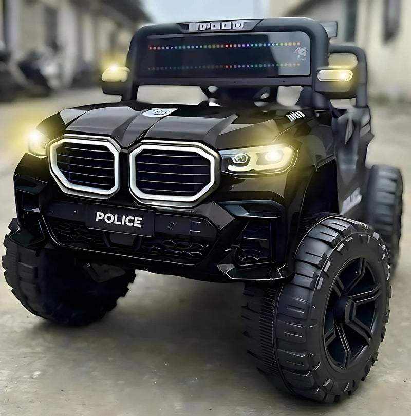 Storio Strike 12V Battery Powered Ride-On Jeep for Kids with Remote Control | Electric Car for Kids with LED Lights and Bluetooth Music | Dual Seat Ride-On Vehicle for Ages 1–8 Years - Image 2