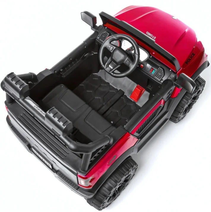 Storio Strike 12V Battery Powered Ride-On Jeep for Kids with Remote Control | Electric Car for Kids with LED Lights and Bluetooth Music | Dual Seat Ride-On Vehicle for Ages 1–8 Years - Image 4