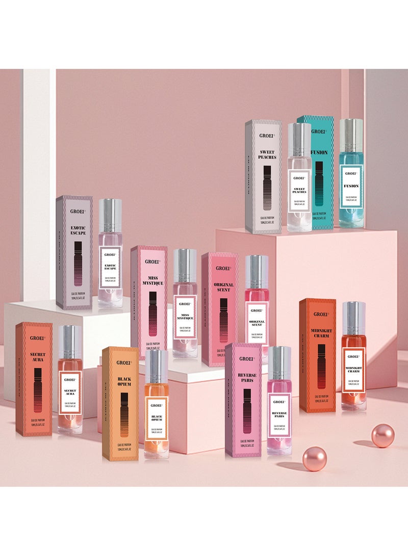 MissTiara Perfume Gift Set For Women, 9 Pcs Perfume Set Holiday Gifts for Her, Long-Lasting Fresh Floral Aromatic Fragrance,  Ladies Perfume Set For Dating,  Birthday, Gift To Girlfriend, Eau de Parfum For Women - Image 3