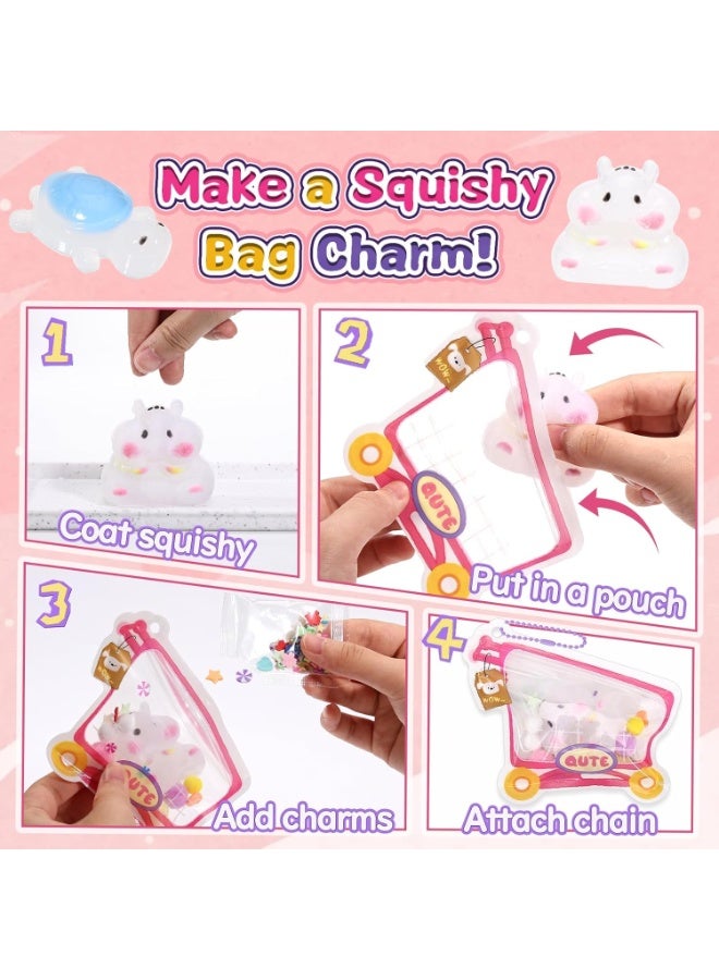0TO1 TECH Animal Taba Squishy Kit,Silicone DIY Squishy Maker Kit with 6 Animal Mold & Packaging Bags,Fun Craft Kit for Creative Play, Slow Rising Squishies Stress Relief, Craft Kits for Kids & Adults - Image 4