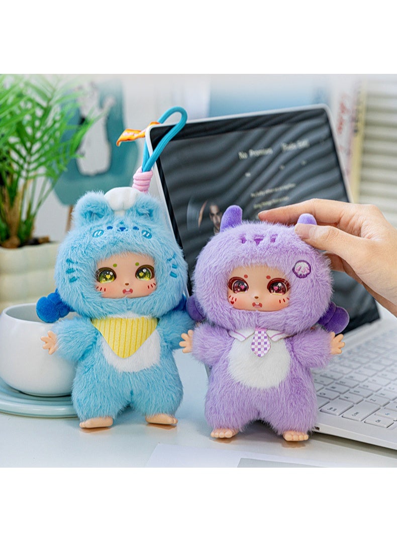 Dreamer Bag Pendant,  Series Vinyl Plush Toy, Doll Height 15 cm (Purple - Rebellious） - Image 4
