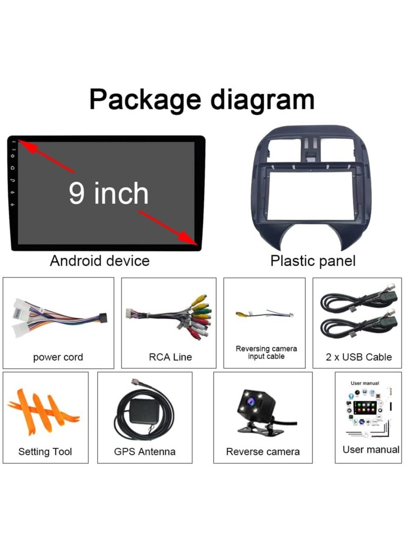 Generic Android Screen for Nissan Sunny 2010 to 2013 Quad Core 2GB Ram 32 GB Rom  - Image 5