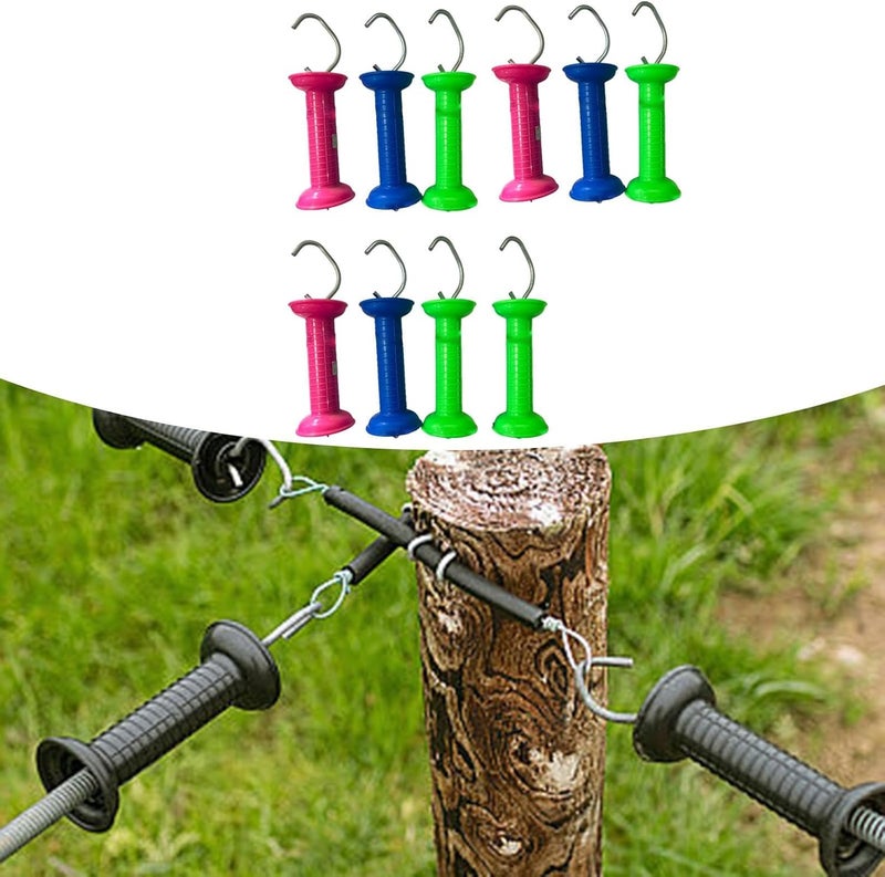 10 Pieces Electric Fence Gate Handles Insulators for Agricultural Garden - Image 4