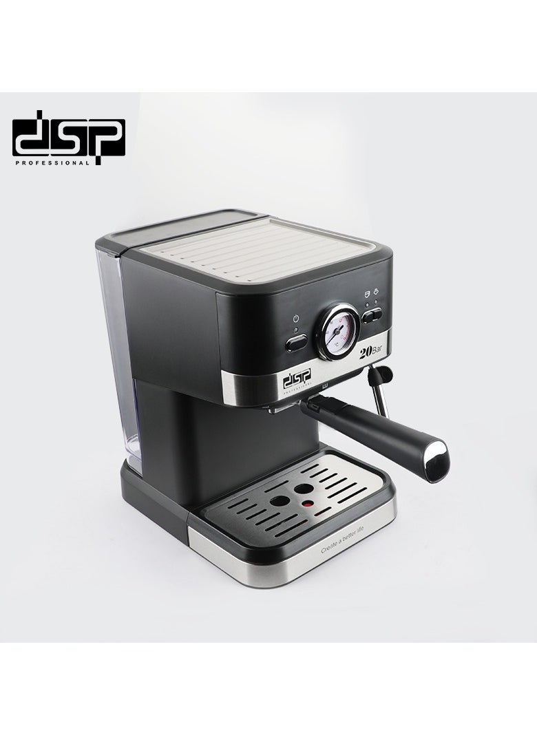 DSP - DSP espresso machine, espresso coffee machine, espresso maker, coffee machine,2 0 Bar - 1050W, 1.5L Tank, Stainless Steel, Automatic with Safety Valve and Temperature Control, KA3113 - Image 1