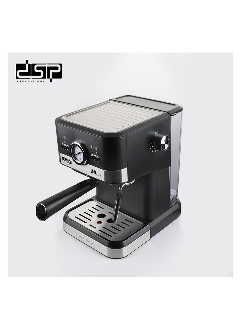 DSP - DSP espresso machine, espresso coffee machine, espresso maker, coffee machine,2 0 Bar - 1050W, 1.5L Tank, Stainless Steel, Automatic with Safety Valve and Temperature Control, KA3113 - Image 1