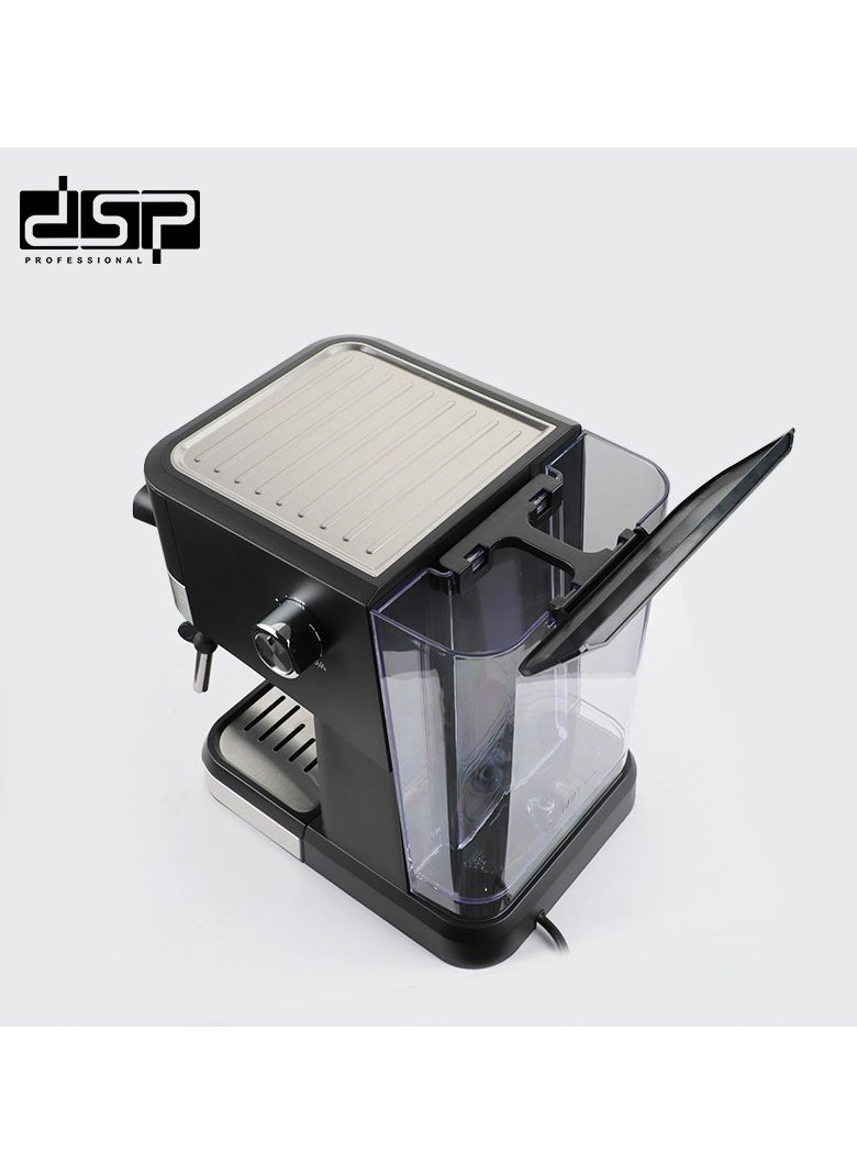 DSP - DSP espresso machine, espresso coffee machine, espresso maker, coffee machine,2 0 Bar - 1050W, 1.5L Tank, Stainless Steel, Automatic with Safety Valve and Temperature Control, KA3113 - Image 1