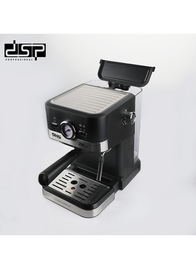 DSP - DSP espresso machine, espresso coffee machine, espresso maker, coffee machine,2 0 Bar - 1050W, 1.5L Tank, Stainless Steel, Automatic with Safety Valve and Temperature Control, KA3113 - Image 1