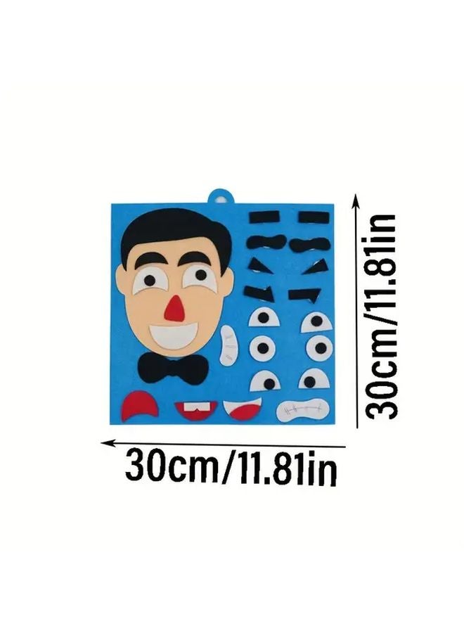 Kids Facial Expression Puzzle Stickers Educational Toy For Boys And Girls - Image 3