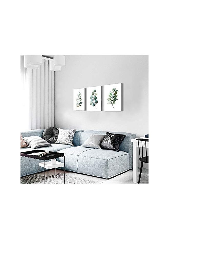 تابلوة 3 قطع 90cm x 42.5 cm بسمك 30 مم بطباعة ديجيتال عالية الجودة -طبقة uv للحماية ضد الخدوش و حماية الالوان - تصميمات حديثة - لايحتاج مسامير للتركيب بلاصق ذاتي