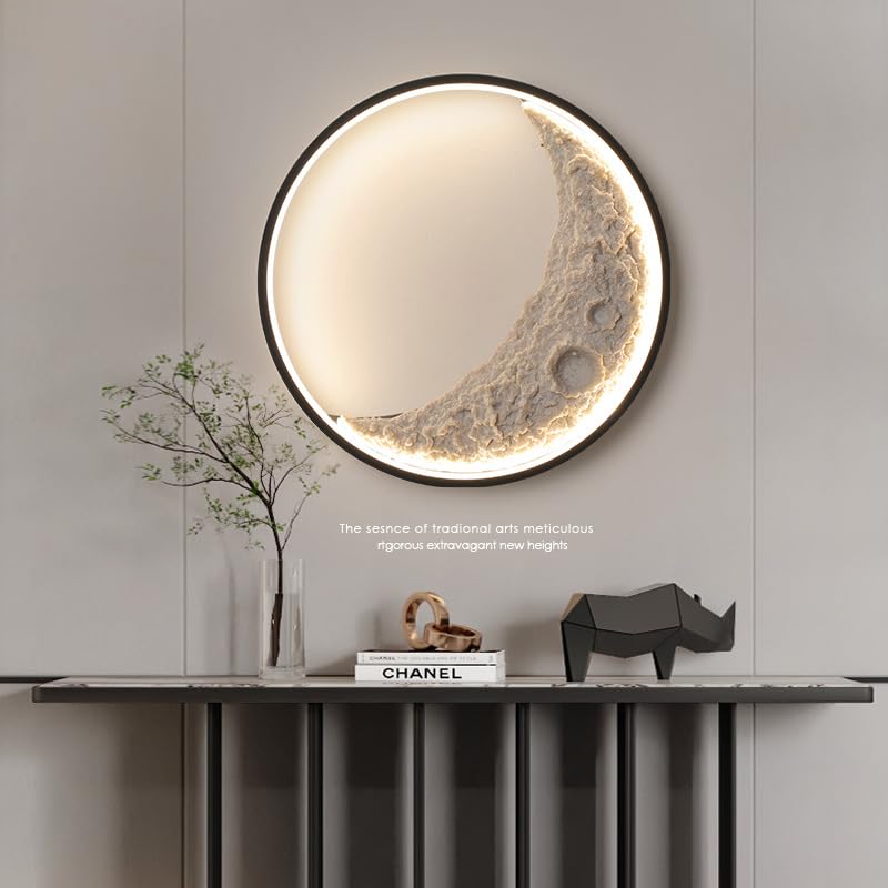 CITRA Led 300MM Moon Wall Light Outdoor Indoor Light - Warm White - Image 5