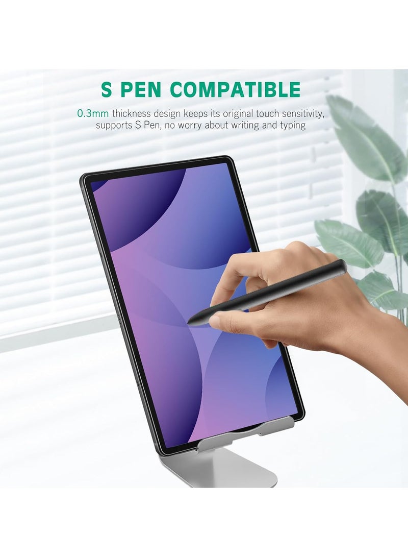 عام 【عبوتان】 واقي شاشة Galaxy Tab S10 FE Plus/S10 FE+ مقاس 13.1 بوصة 2025، قلم متوافق مع الزجاج المقوى، مقاوم للخدش 9H - Image 3