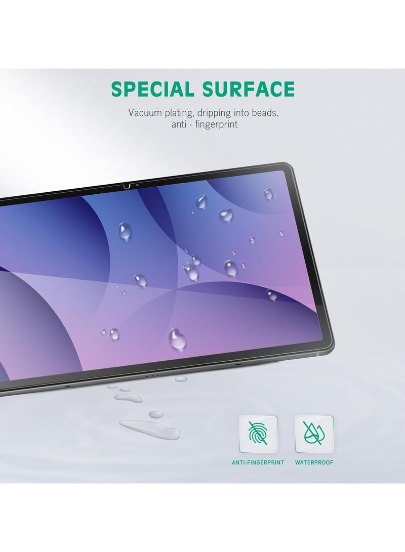 عام 【عبوتان】 واقي شاشة Galaxy Tab S10 FE Plus/S10 FE+ مقاس 13.1 بوصة 2025، قلم متوافق مع الزجاج المقوى، مقاوم للخدش 9H - Image 4
