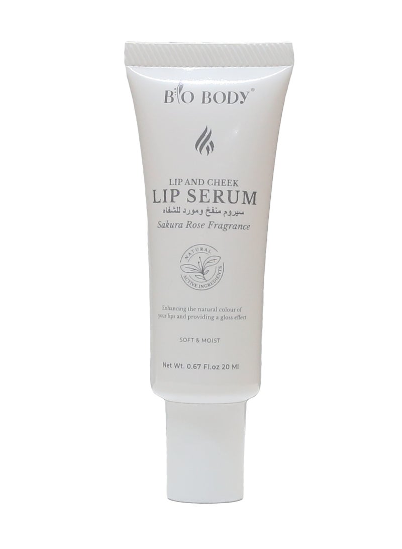 bio-body Lip Serum Sakura Rose Fragrance 20ml - Image 1