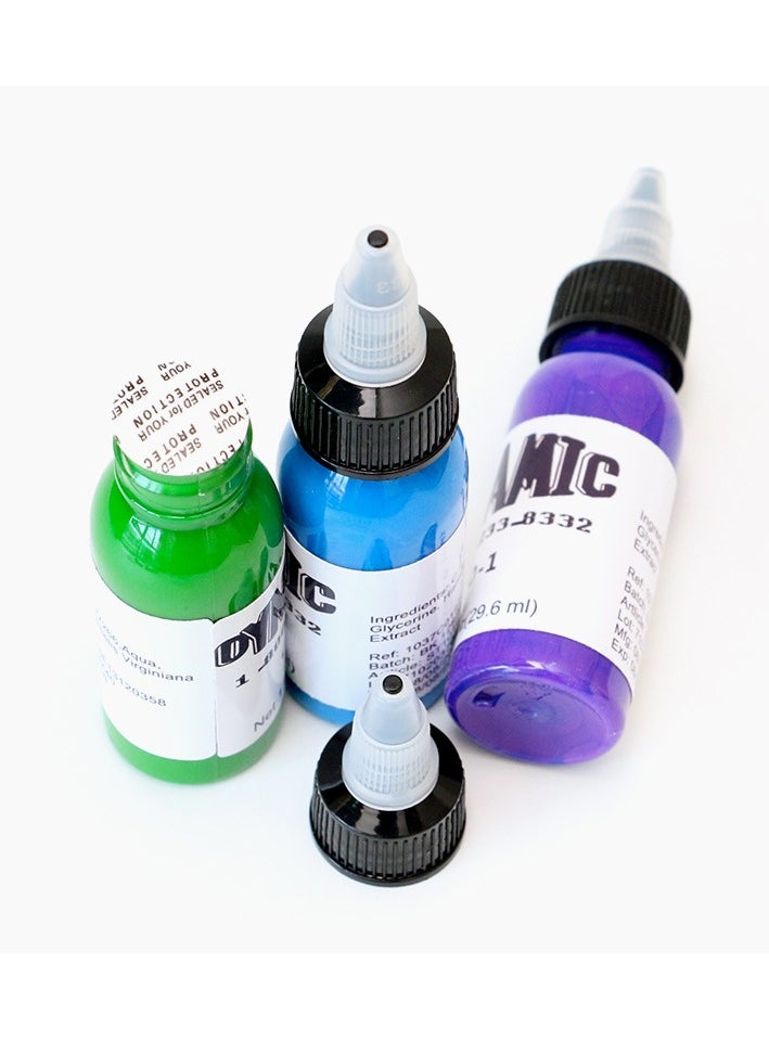 Generic - 1pc Color Tattoo Ink, Smooth Consistent 30ml Tattoo Practice Color Tattoo Pigment, Vegan Friendly Tattoo Color Perfect For Lining And Shading, (BD-2 Sky Blue) - Image 1