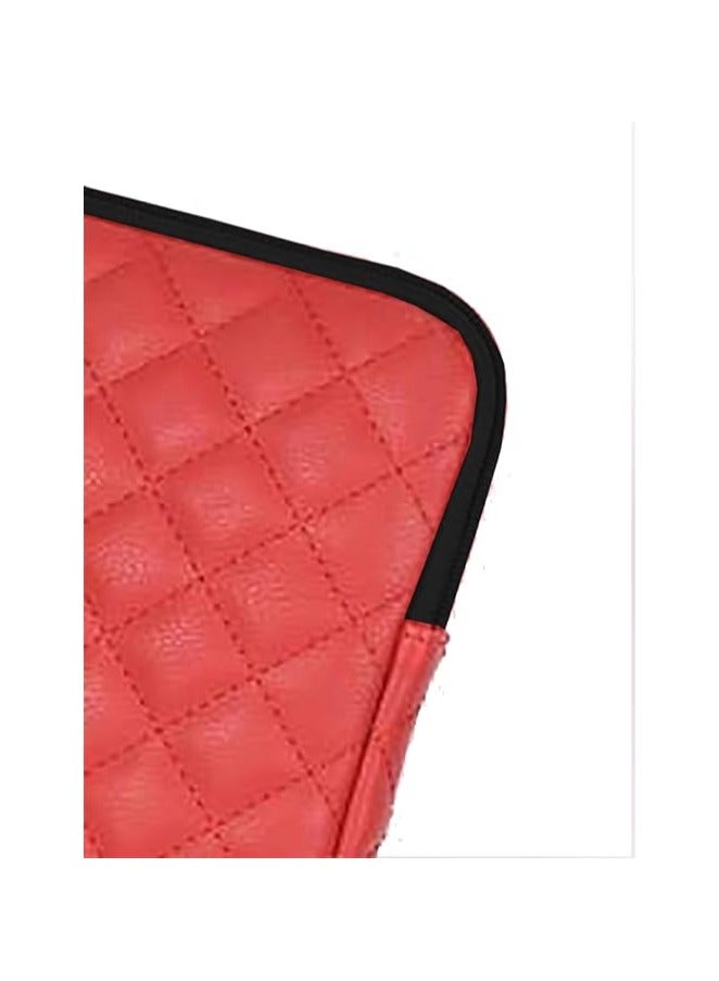 15.6-inch Laptop Sleeve, Soft Protective Zippered Sleeve Compatible with 15.6-inch Notebooks, Ultrabooks, and Chromebooks (Red) - Image 4