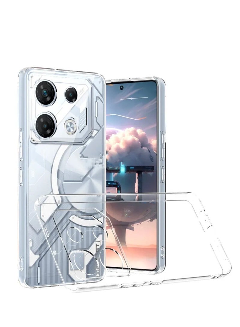 Techie غطاء خلفي شفاف مضاد للصدمات من TPU Soft Corner Ultra Slim لجهاز Infinix GT 10 Pro - Image 1