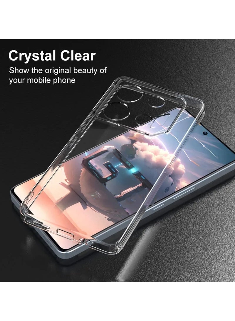 Techie غطاء خلفي شفاف مضاد للصدمات من TPU Soft Corner Ultra Slim لجهاز Infinix GT 10 Pro - Image 2