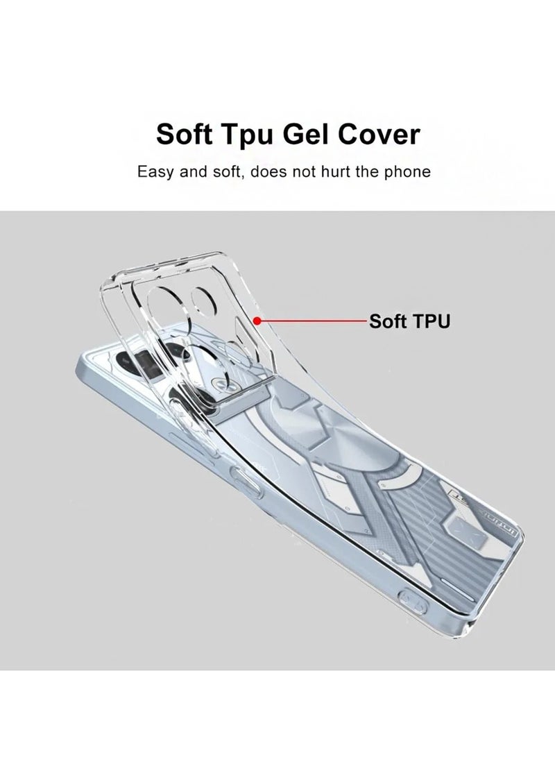 Techie غطاء خلفي شفاف مضاد للصدمات من TPU Soft Corner Ultra Slim لجهاز Infinix GT 10 Pro - Image 3