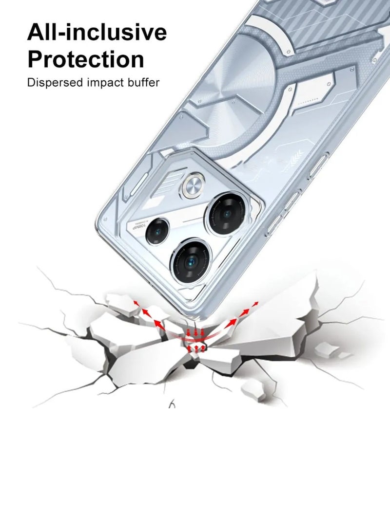 Techie غطاء خلفي شفاف مضاد للصدمات من TPU Soft Corner Ultra Slim لجهاز Infinix GT 10 Pro - Image 5