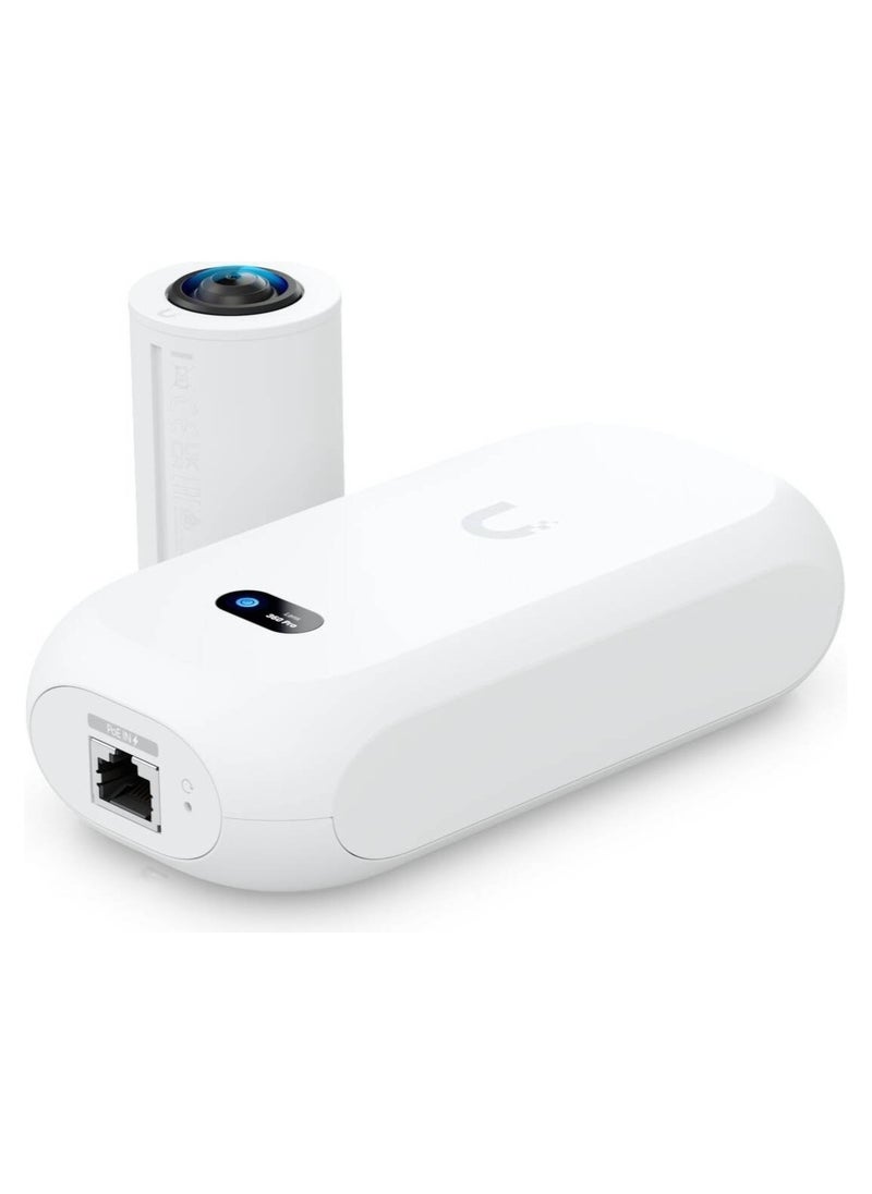 UBIQUITI AI Theta Pro Security Camera, 360° AI Theta System, 4K (8MP) Resolution, Advanced AI ( Detected People, Read License Plates), Quad-core Arm Cortex-A53 Based Chip, White | UVC-AI-Theta-Pro  - Image 1