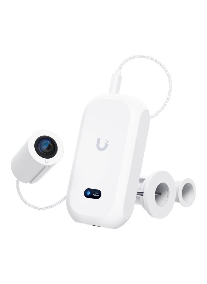 UBIQUITI AI Theta Pro Security Camera, 360° AI Theta System, 4K (8MP) Resolution, Advanced AI ( Detected People, Read License Plates), Quad-core Arm Cortex-A53 Based Chip, White | UVC-AI-Theta-Pro  - Image 3