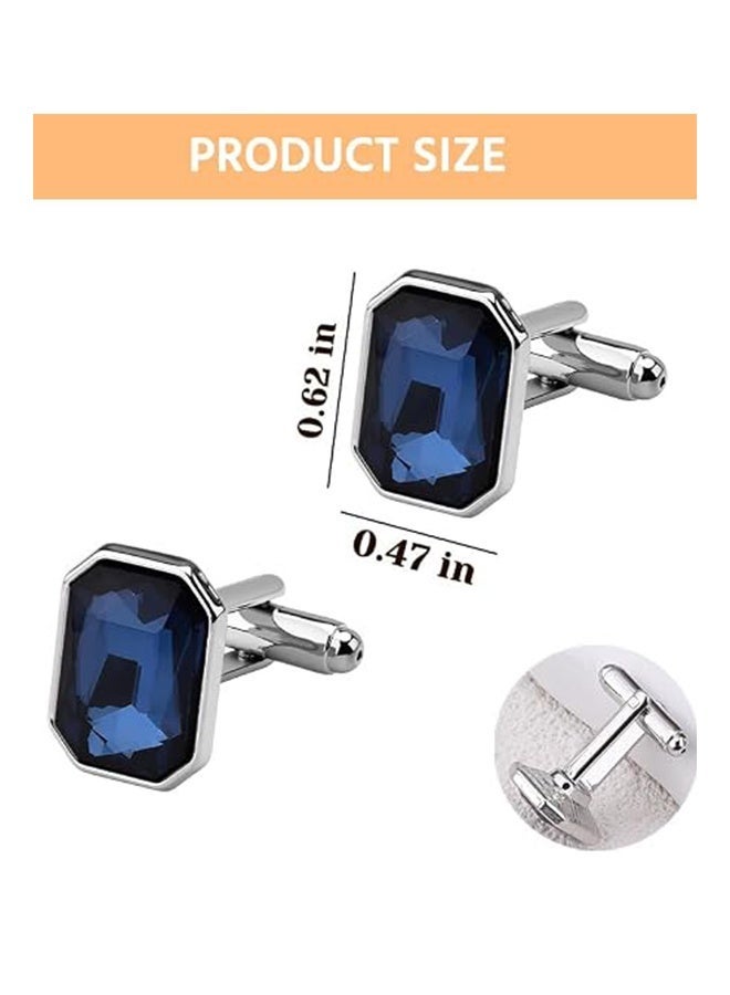 KANGLI 1 Pairs Men's Cufflinks, Shirt Suit Cufflinks, with Classic Calm and Unique Design are Suitable for Formal occasions and Daily Mens Accessories（with Cufflink Box） - Image 5