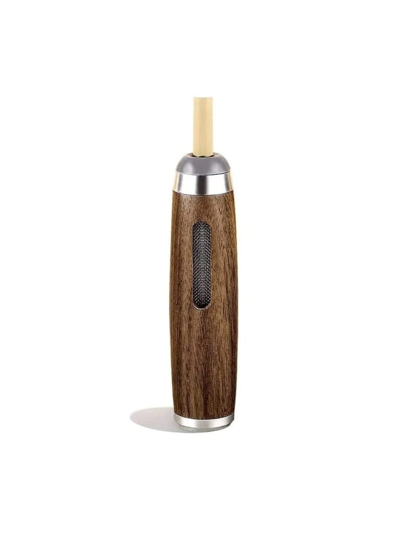 Handheld wooden ashtray for car, home, and office use, stores up to 5 cigarette butts and prevents ash from scattering. - Image 5
