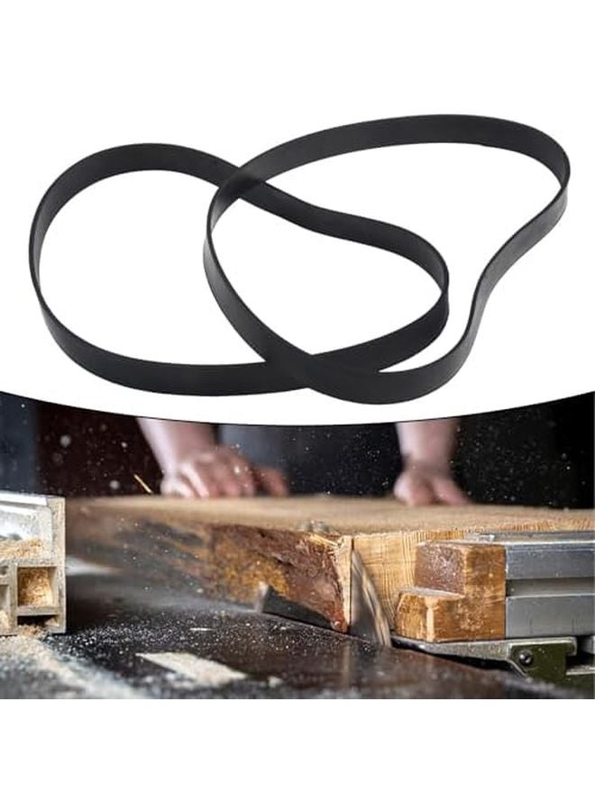 2 Pack Anti Slip Rubber Band Saw Tires Replacement For 14 Inch Woodworking Wheels - Image 3