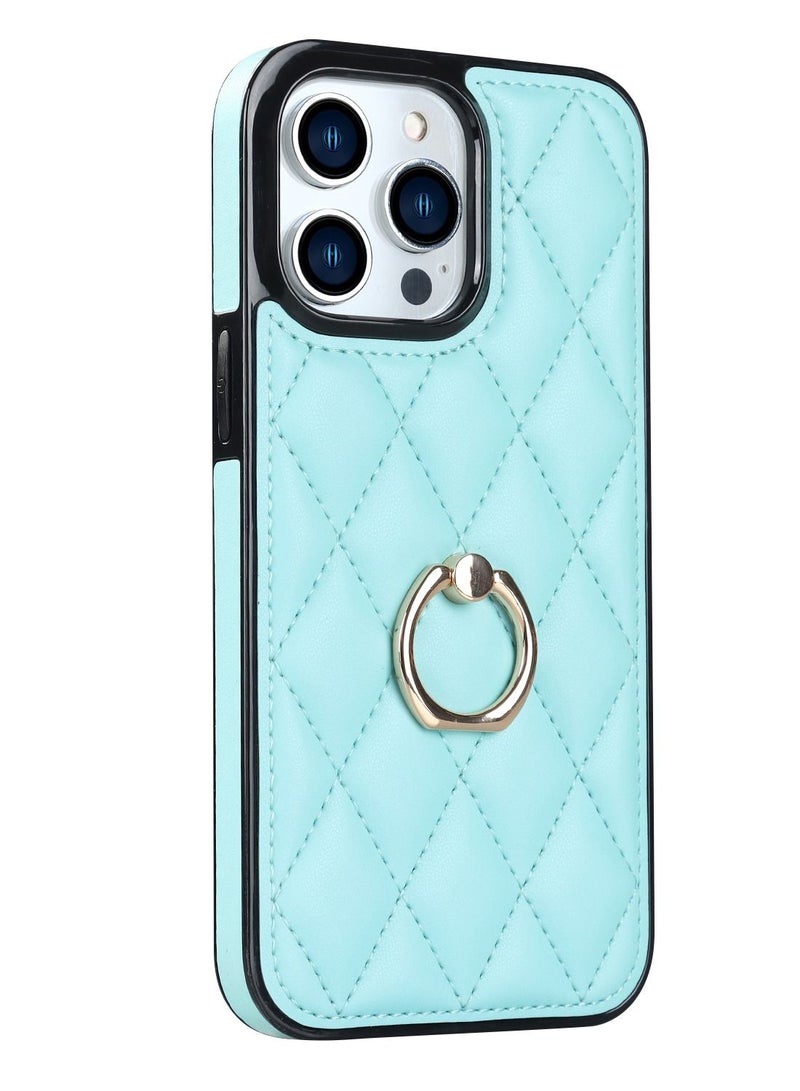 Suteni Back Cover Leather Ring Buckle Phone Case for iPhone  - Image 1