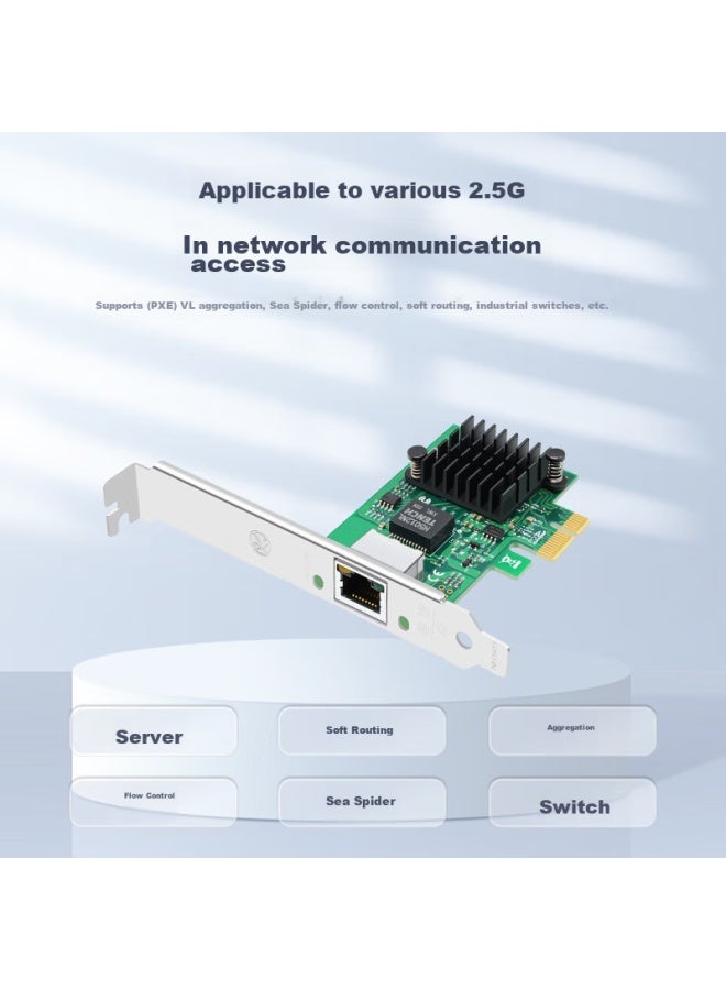 Eb-link Intel I226 Chip Pcie To 2.5g Single-port Network Card, Gaming Gigabit Desktop Computer Internal Wired Network Card, Ethernet Adapter - Image 3