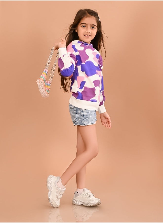 LILPICKS Girls Full Sleeves Sweatshirt 