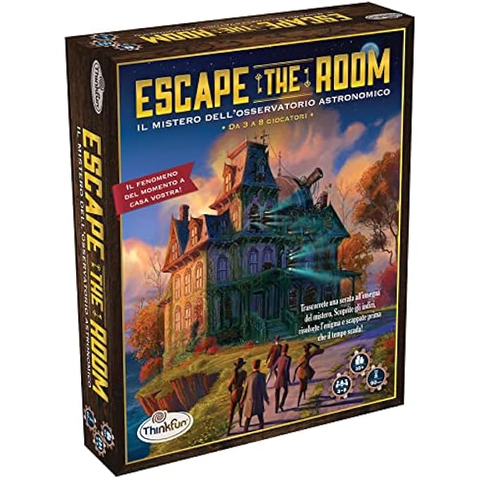 thinkfun Ravensburger 76368 Escape The Room The Secret of the Observers Board Game 38 Players Age 10 - Image 1