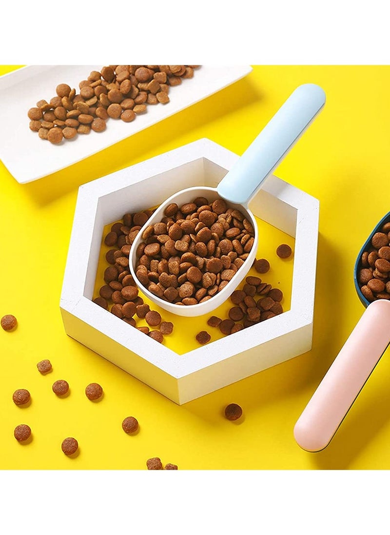 SYOSI - Pet Food Scoop SYOSI Plastic Measuring Cup Pet Food Feeding Spoon with Ergonomic Bag Clip Handle for Dry Liquid Dogs Cats Birds and Kitchen Seasonings - Image 1