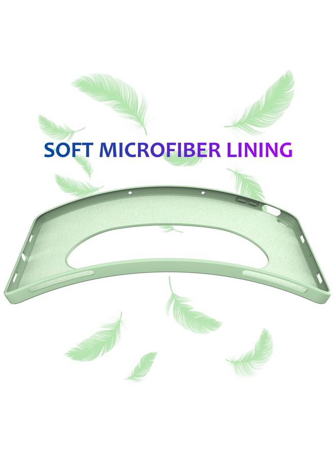 S-TOP Case For Google Pixel Tablet Pure Color Liquid Silicone Shockproof Tablet Case - Image 4