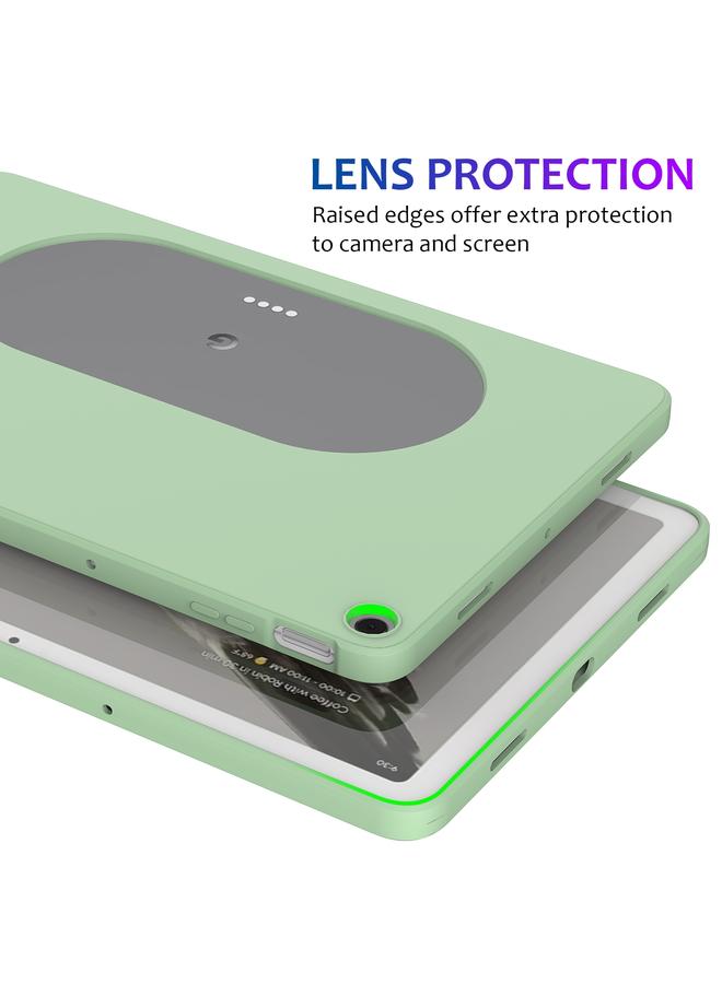 S-TOP Case For Google Pixel Tablet Pure Color Liquid Silicone Shockproof Tablet Case - Image 5