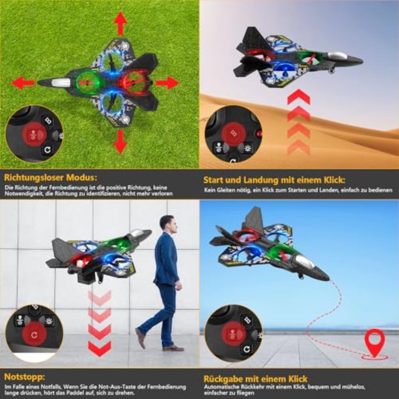 L0712 2.4GHz RC Aeroplane Drone - Image 5